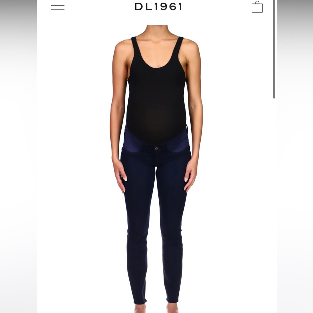 DL1961 Emma Skinny Maternity Instasculpt Jeans